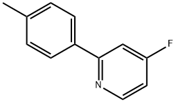 4-Fluoro-2-(4-tolyl)pyridine Struktur