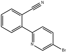 2-(5-BROMOPYRIDIN-2-YL)BENZONITRILE Struktur