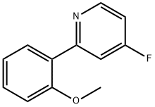 4-Fluoro-2-(2-methoxyphenyl)pyridine Struktur