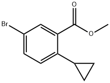 methyl 5-bromo-2-cyclopropylbenzoate Struktur