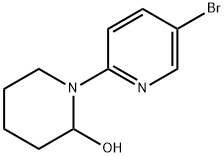 1-(5-BROMOPYRIDIN-2-YL)PIPERIDIN-2-OL Struktur