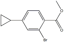 methyl 2-bromo-4-cyclopropylbenzoate Struktur