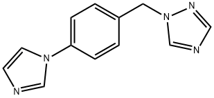 1-(imidazol-1-yl)-4-(1,2,4-triazole-1-yl-methyl)benzene Struktur