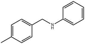 N-[(4-methylphenyl)methyl]aniline Struktur