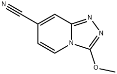 3-methoxy-[1,2,4]triazolo[4,3-a]pyridine-7-carbonitrile Struktur