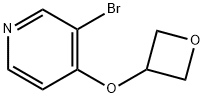 3-Bromo-4-(oxetan-3-yloxy)pyridine Struktur