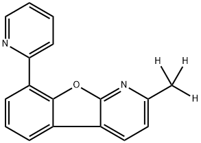 Benzofuro[2,3-b]pyridine, 2-(methyl-d3)-8-(2-pyridinyl)- Struktur