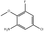 5-Chloro-3-fluoro-2-methoxy-phenylamine Struktur