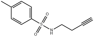 N-(but-3-yn-1-yl)-4-methylbenzenesulfonamide Struktur