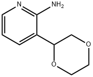 2-Amino-3-(1,4-dioxan-2-yl)pyridine Struktur