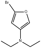 2-Bromo-4-(diethylamino)furan Struktur