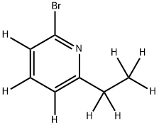 2-Bromo-6-ethylpyridine-d8 Struktur