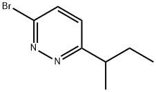 3-Bromo-6-(sec-butyl)pyridazine Struktur