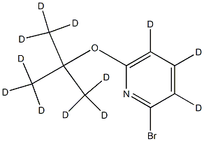 2-Bromo-6-(tert-butoxy)pyridine-d12 Struktur