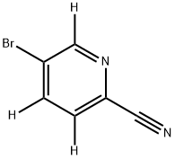 3-Bromo-6-cyanopyridine-d3 Struktur