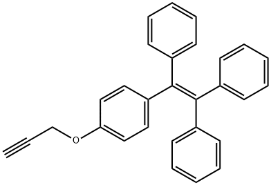 1-(2-Propyn-1-yloxy)-4-(1,2,2-triphenylethenyl)benzene Struktur