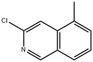 3-chloro-5-methylisoquinoline Struktur