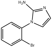 1-(2-bromophenyl)-1H-imidazol-2-amine Struktur