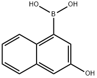 Boronic acid, B-(3-hydroxy-1-naphthalenyl)- Struktur