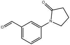 3-(2-oxopyrrolidin-1-yl)benzaldehyde Struktur