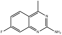 7-fluoro-4-methylquinazolin-2-amine Struktur