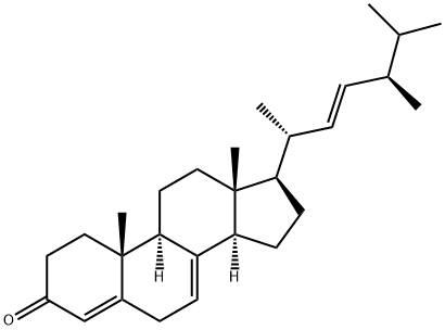 Ergosta-4,7,22-trien-3-one, (22E)-