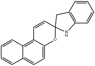 Spiro[2H-indole-2,3'-[3H]naphtho[2,1-b]pyran], 1,3-dihydro- Struktur