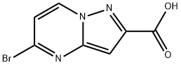 5-bromopyrazolo[1,5-a]pyrimidine-2-carboxylic acid Struktur