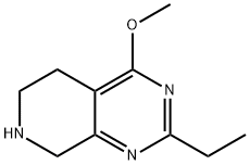 2-ethyl-4-methoxy-5H,6H,7H,8H-pyrido[3,4-d]pyrimidine Struktur