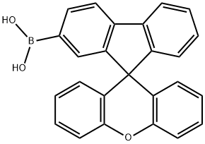 Boronic acid, B-spiro[9H-fluorene-9,9'-[9H]xanthen]-2-yl- Struktur