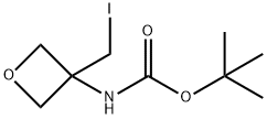 tert-butyl (3-(iodomethyl)oxetan-3-yl)carbamate Structure