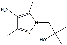 1-(4-amino-3,5-dimethyl-1H-pyrazol-1-yl)-2-methylpropan-2-ol Structure