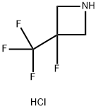 3-fluoro-3-(trifluoromethyl)azetidine hydrochloride Structure