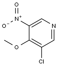 3-chloro-4-methoxy-5-nitropyridine Struktur