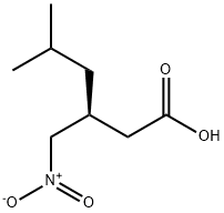 Hexanoic acid, 5-methyl-3-(nitromethyl)-, (3S)-