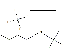 n-Butyldi(tert-butyl)phosphonium tetrafluoroborate Struktur