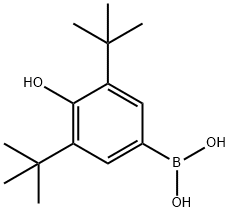 Boronic acid, B-[3,5-bis(1,1-dimethylethyl)-4-hydroxyphenyl]- Struktur