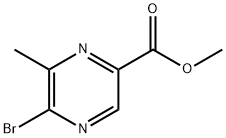 Methyl 5-bromo-6-methylpyrazine-2-carboxylate Struktur