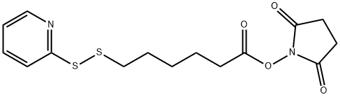 N-Succinimidyl-6-(2-pyridyldithio)capronate Struktur