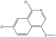 Isoquinoline, 1,7-dichloro-4-Methoxy- Struktur