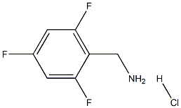 (2,4,6-trifluorophenyl)methanamine hydrochloride Struktur