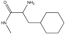 2-amino-3-cyclohexyl-N-methylpropanamide Struktur