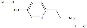 6-(2-aminoethyl)pyridin-3-ol dihydrochloride Struktur