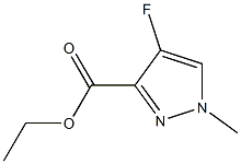 ethyl 4-fluoro-1-methyl-1H-pyrazole-3-carboxylate Struktur