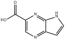 5H-pyrrolo[2,3-b]pyrazine-3-carboxylic acid Struktur