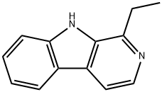 1-Ethyl-9H-pyrido[3,4-b]indole Struktur