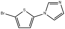 2-Bromo-5-(imidazol-1-yl)thiophene Struktur