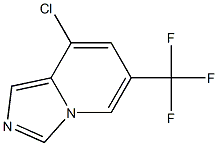 8-chloro-6-(trifluoromethyl)imidazo[1,5-a]pyridine Struktur