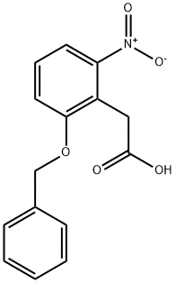 2-(2-(benzyloxy)-6-nitrophenyl)acetic acid Struktur