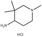 1,3,3-trimethylpiperidin-4-amine hydrochloride Struktur